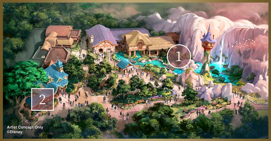 東京迪士尼海洋「Fantasy Springs」2024 年 6 月 6 日開幕,三大區域完整介紹 13 pic05 map01