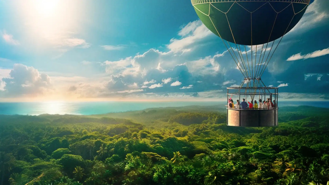 沖繩主題樂園「JUNGLIA OKINAWA(叢林樂園)」2025 年 7 月 25 日盛大開幕! 9 horizon balloon