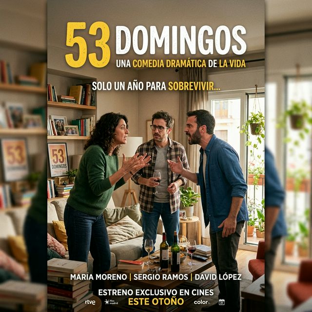 Netflix 電影《53 個週日》哈維爾·卡馬拉三兄妹為老父安養撕破臉 7 海報